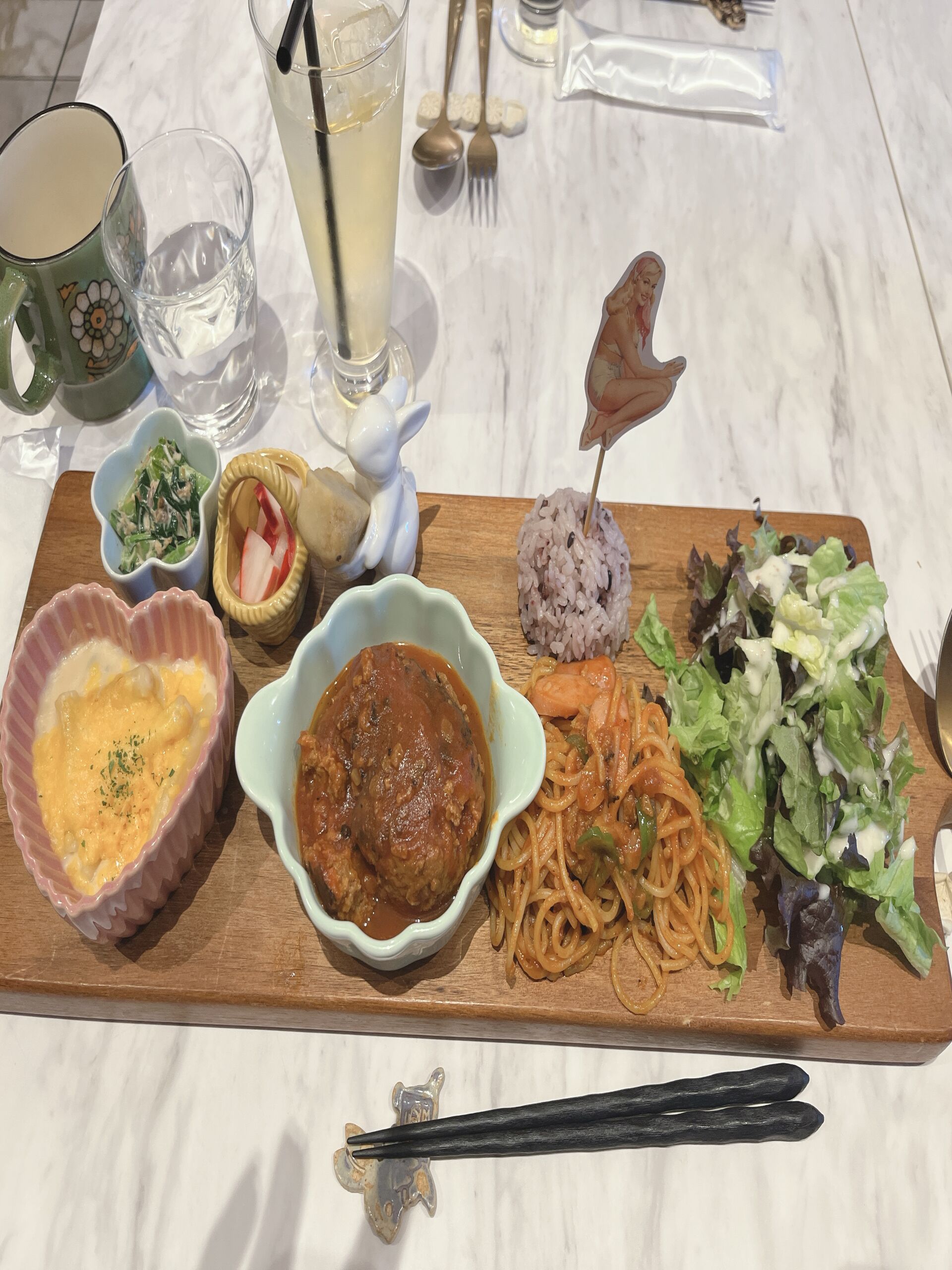 新年早々可愛いよくばりランチ！